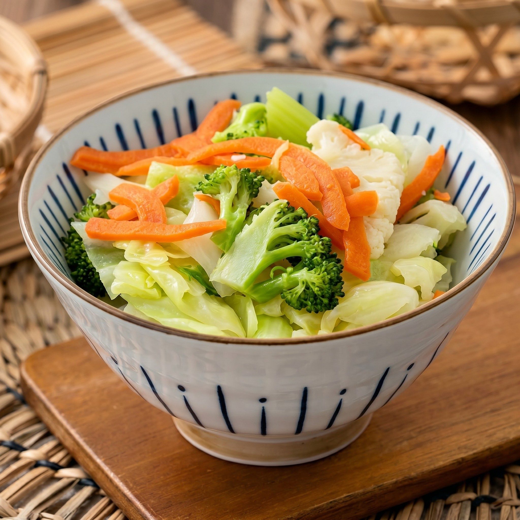 Steamed Veggies.
